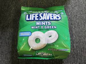 lot 254 image: 326 oz lifesavers mints wint o gre...