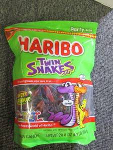 lot 285 image: 428.8 oz bags of haribo twin snake...