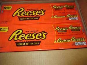 lot 305 image: 1612 packs of reeses peanut butter...