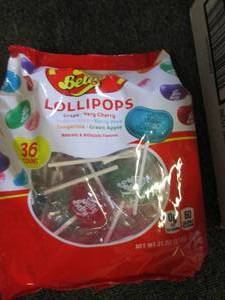 lot 309 image: 421 oz bags of jelly belly lollipo...