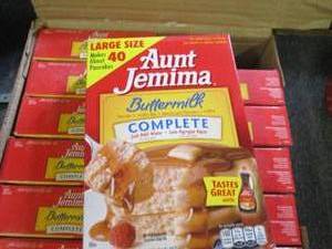 lot 311 image: 1232oz boxes of aunt jemmima butte...