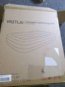 lot 326 image: inflatable swimming pool 96 inch x ...