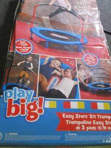 lot 327 image: little tikes 3 foot trampoline ...