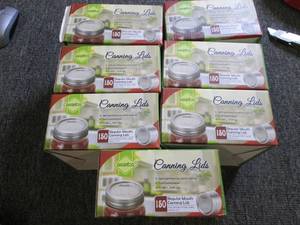 lot 329 image: 7 packages of 150 regular mouth can...
