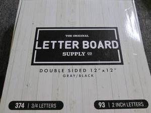 lot 347 image: new letterboard  and letters ...