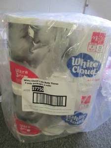 lot 364 image: 8 6 packs of giant roll white clou...