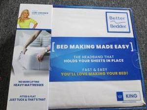 lot 381 image: better bedder king bed making made ...