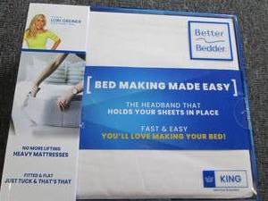 lot 383 image: better bedder king bed making made ...