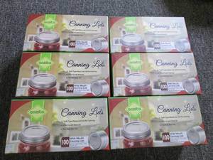 lot 387 image: 600 wide mouth canning lids ...