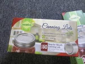 lot 388 image: 270 regular mouth cannning lids ...