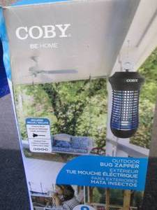COBY Outdoor Bug Zapper open box, p...
