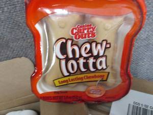2 Cases Chew-Lotta Edible Dog Snack...