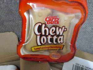 2 Cases Chew-Lotta Edible Dog Snack...