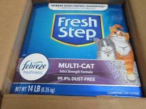 Case of 3- 14 lb Boxes Fresh Step M...