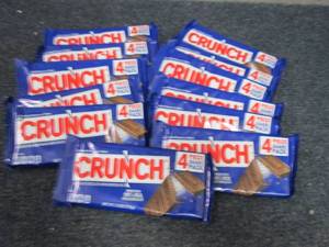 12- 1.55 oz Crunch Bars...