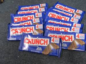 12- 1.55 oz Crunch Bars...