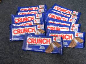 12- 1.55 oz Crunch Bars...