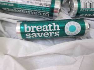 12 pks Breath Savers...