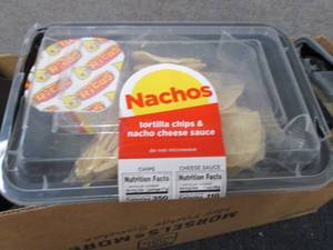 8 Pks Nachos- outer pkg damaged, in...