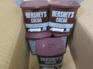 5- 8 oz Containers Hersheys Cocoa...