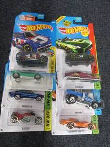8 Assorted Hot Wheels Vehicles...