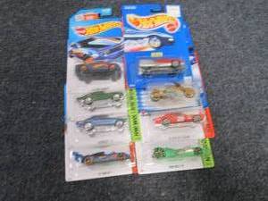 8 Assorted Hot Wheels Vehicles...