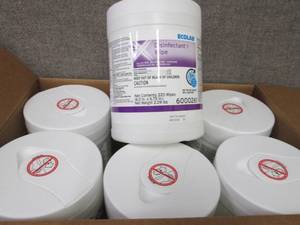 Case of 12-220 ct Canisters Ecolab ...