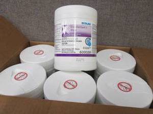 Case of 12-220 ct Canisters Ecolab ...