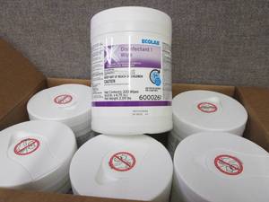 Case of 12-220 ct Canisters Ecolab ...
