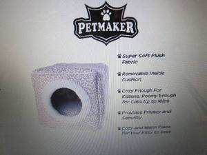PetMaker Cozy Cat Bed Cave Pet Bed ...