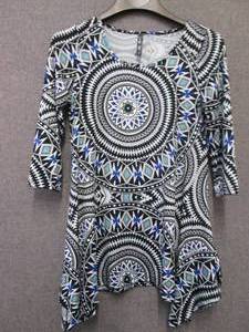 White Mark Womens Maji Print Handk...