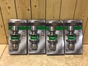Lot of Brandywine Stainless Steel HallCloset Passage Door Knob by Defiant Customer Returns See Pictures