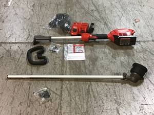 M18 FUEL 18V Lithium-Ion Brushless Cordless String Trimmer with QUIK-LOK Attachment Capability and 8.0 Ah Battery by Milwaukee Customer Returns See Pictures