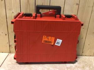 10-Compartment Red Deep Pro Portable Tool Box with Storage and Organization Bins for Small Parts by Milwaukee Customer Returns See Pictures