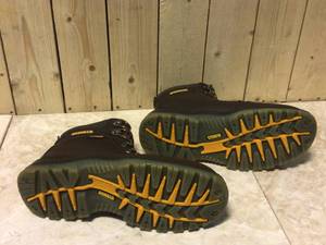 Mens Titanium Waterproof Work Boots - Steel Toe - Brown Size 10.5(W) by DEWALT Customer Returns See Pictures
