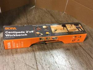 30 in. x 24 in. x 48 in. Steel Centipede Work Support Sawhorse with Exclusive Accessories by BORA Customer Returns See Pictures