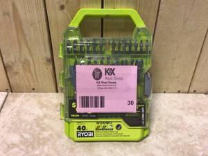Drill and Impact Drive Kit (40-Piece) by RYOBI Customer Returns See Pictures
