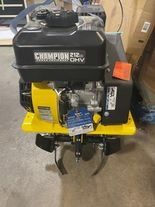 Champion Power Equipment 22 in. 212cc 4-Stroke Gas Garden Front Tine Tiller with Forward and Reverse