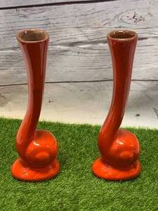 PAIR OF FRANKOMA #31 SNAIL VASES