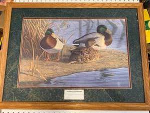 2004 DUCKS UNLIMITED PRINT OF THE YEAR 23 X 31