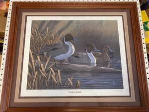 SIGNED & NUMBERED FRAMED ARTWORK  22 X 26