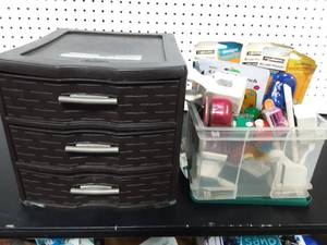 Drawer Storage Organizer, Crafting Contents, Bin Of, Punches
