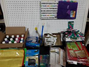 Classroom Related Paint, Wall Pockets, Name Tag Desk Strips, More