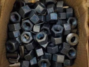 lot 155 image: Box of Steel Nuts...