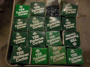 lot 161 image: 16 Boxes Hillman Fasteners - variou...