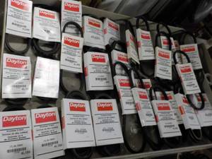 lot 171 image: Variety of Dayton V Belts...