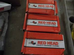 lot 185 image: Red Head Concrete Anchoring Systems...