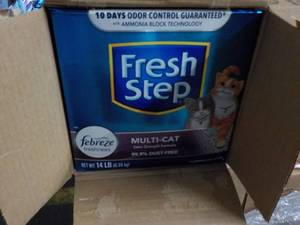 lot 331 image: Case of 3 - 14 lb. Boxes Febreze Fr...