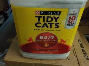 lot 339 image: 2 - 20 lb. Jugs Tidy Cats Scoop Cat...