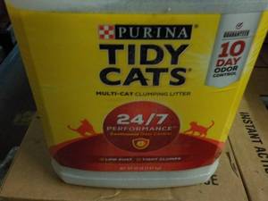 lot 340 image: 2 - 20 lb. Jugs Tidy Cats Scoop Cat...